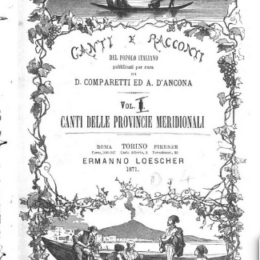 CANTI POPOLARI NAPOLITANI-ERMANNO LOESCHER 1871 (II)