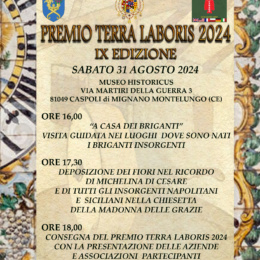 PREMIO TERRA LABORIS 2024 IX EDIZIONE