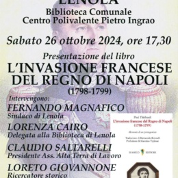 “1799 L’INVASIONE FRANCESE DEL REGNO DI NAPOLI MEMORIE DI PAUL THIEBAULT” TRADOTTO DA RAIMONDO ROTONDI A LENOLA